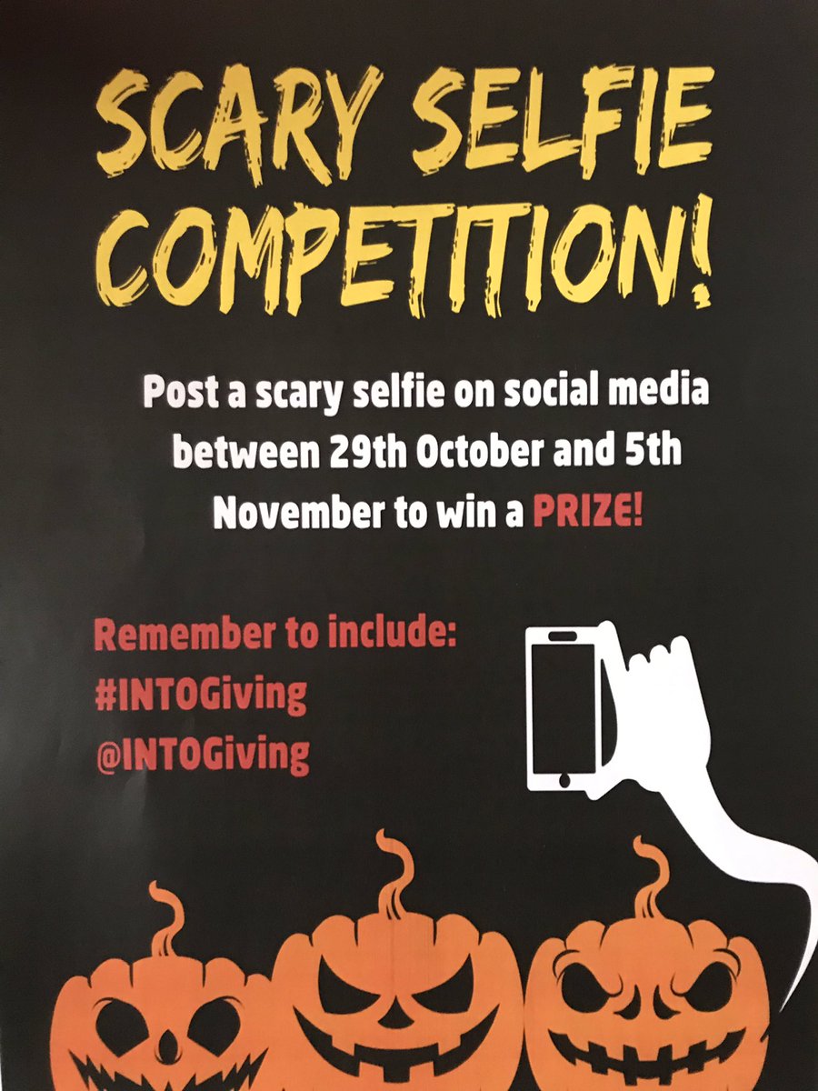 INTO_Queens's tweet photo. Post a #scaryselfie with the #INTOGiving before the 5th if November for your chance to win a prize! 🤩🥳 @INTOGiving @INTOStudy @QueensAccomm @QUBelfast @QUBIntStudents https://t.co/akcWxgelza