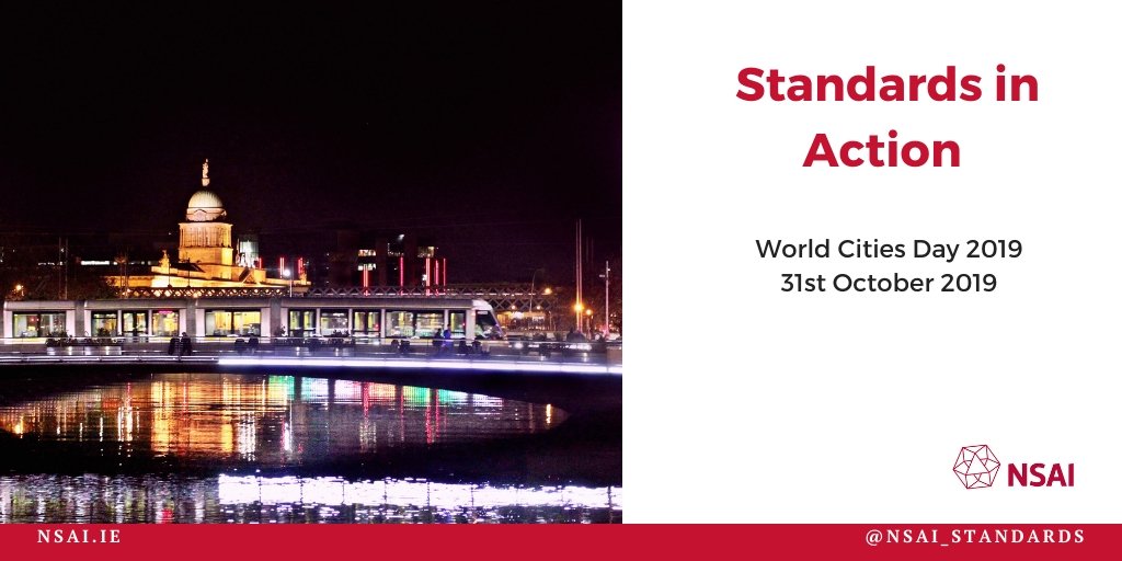 NSAI_Standards's tweet photo. More than half the world’s population lives in cities, a number which is expected to double by 2050.
The theme of this year’s World Cities Day is “Changing the world: innovations and better life for future generations”. Read more now: https://t.co/8ag7pNcqBy
#StandardsInAction https://t.co/XvhxcH4FRx