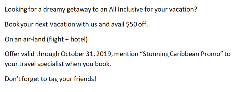 VacationCoor's tweet photo. Looking for a dreamy getaway to an All Inclusive for your holidays?
#vacationcoordinators #cancun #jamaica #caribbeancruise #cruise #voyagersoftheseas #carnivalcruise #bahamas #vacation #thanksgiving #travel #travelers #travelblogger #travelgram #travelmore #travelblog #traveller https://t.co/ex98hZYhEs