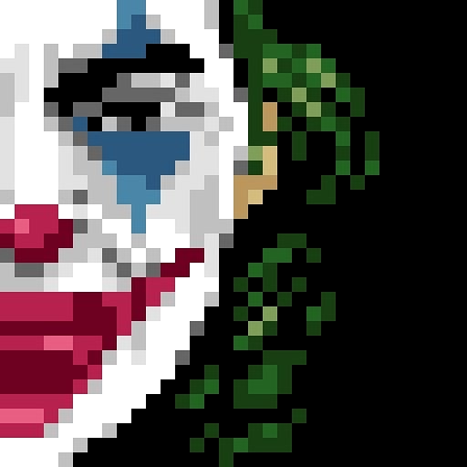 Olivier Huard New 32x32 Pixelart 16 Colors Pixelart Pixelartist Joker Art Pixels