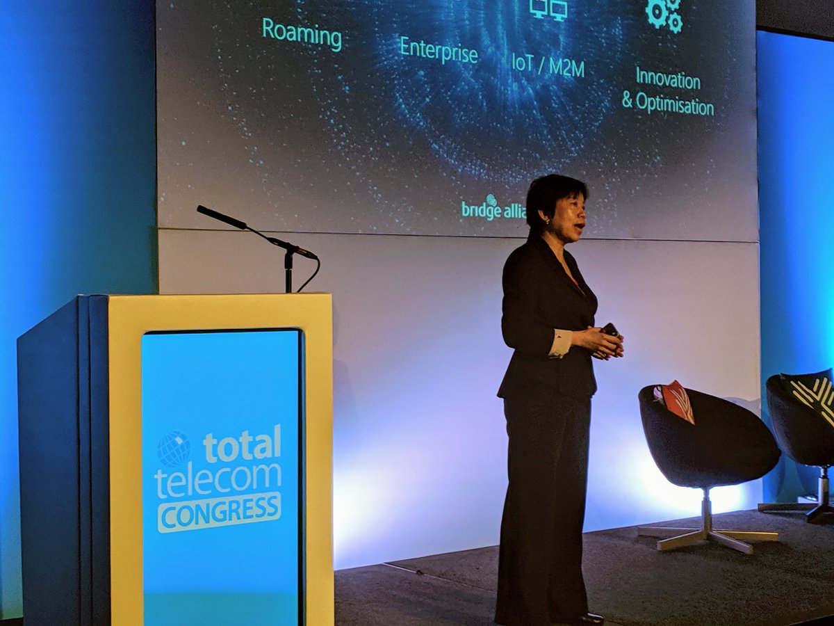 totaltelecom's tweet photo. Geok Chwee Ong, CEO of @alliance_bridge, discusses APAC's state of mind on #5G during the 5G stream at #TTCongress this morning. https://t.co/7HqJMKnFbW