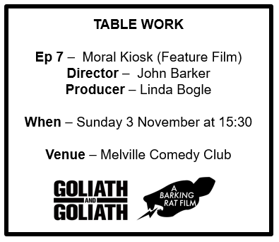 COME THROUGH FOR A FILM SCREENING THIS FIRST SUNDAY!

The film follows the lives of multiple characters, all connected to a street in the cool suburb of Melville and their patronage of the local coffee shop THE MORAL KIOSK. When a superstar comedian arrives...