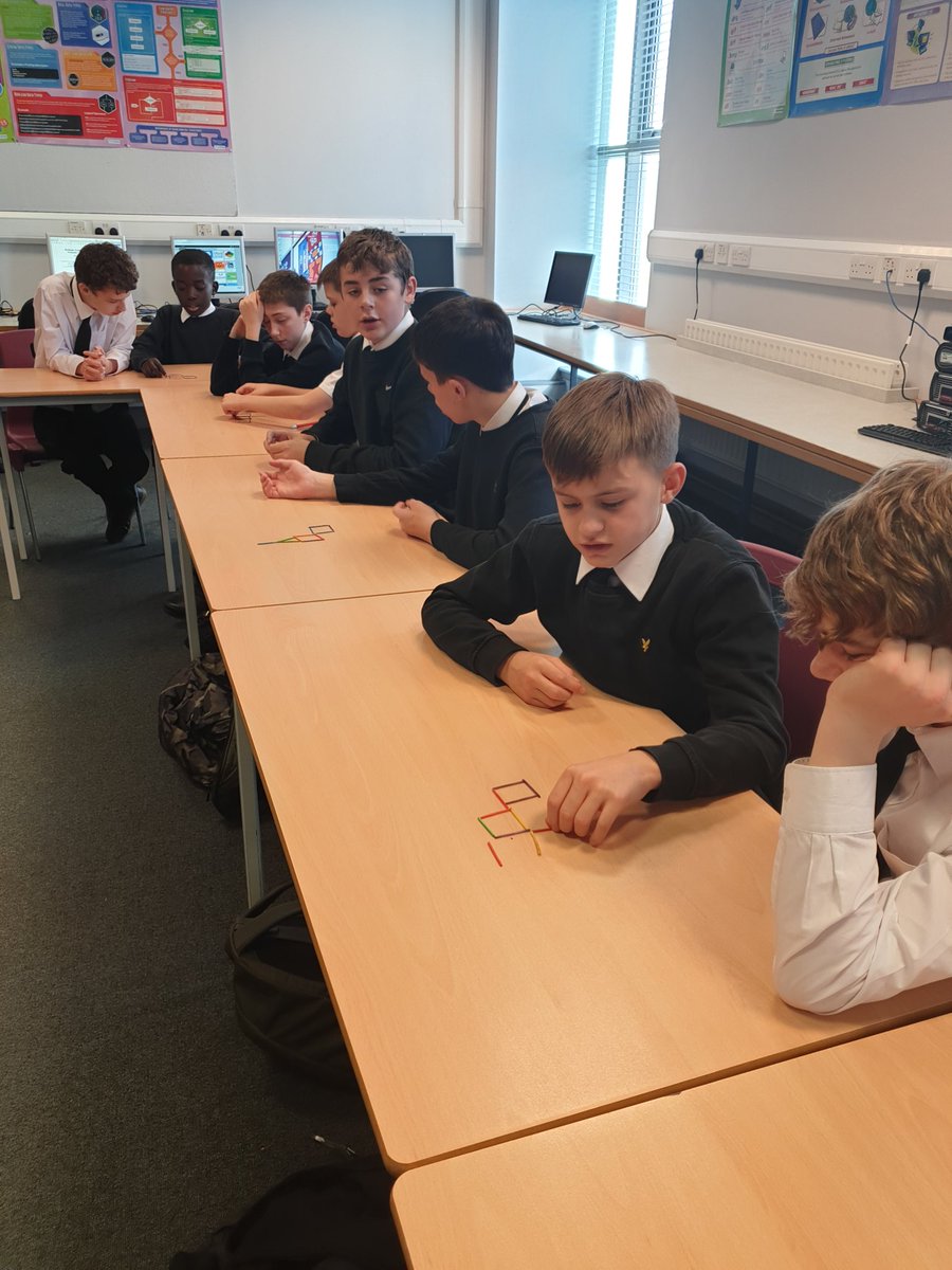 BathAcComputing's tweet image. This week our S2 pupils have been working on improving their Computational Thinking skills by trying to solve some logic puzzles. This one involved rearranging match sticks into specific shapes by only using a certain number of moves. #UnpluggedComputing #ComputationalThinking