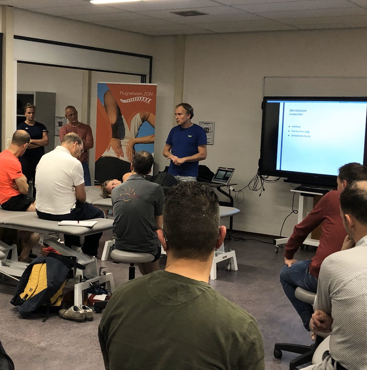 Een praktische en leerzame avond voor het #Rugnetwerk Zuidoost Nederland over neurodynamica. Met dank aan Volcmar Visser @T_tweetje en @FontysFPH #fysiotherapie
