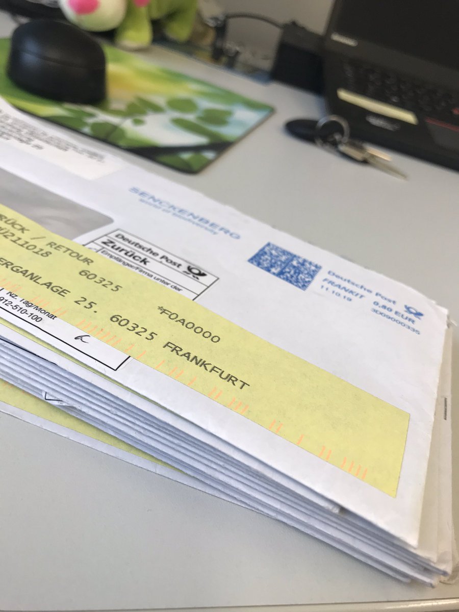 Soferl90's tweet photo. The struggle of social scientist to get data. They all came back, because the addresses were not valid anymore. #phdlife #SocialSciences #survey #datahunting https://t.co/dsyEXND8Yu