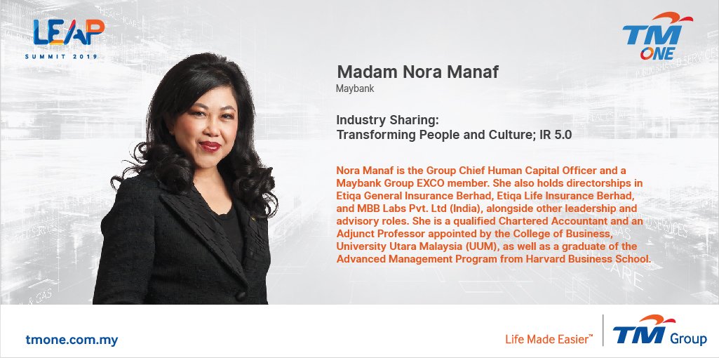 TM_One's tweet image. Last year, it was all about preparing you for your #digitaltransformation journey. This year, one of our main focuses is on people &amp;amp; culture, which are the main drivers of digital transformation. Register your interest to join our #TMONELEAP now: bit.ly/2q6ZyqE