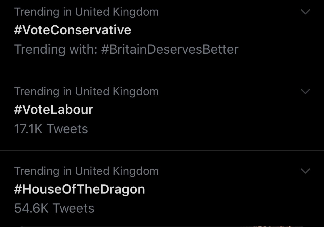 ncdmediastudies's tweet photo. #GE2019 - I think I’d rather vote #HouseOfTheDragon than vote for the other two trending hashtags! #HouseTargaryen https://t.co/rWhufHEgmq