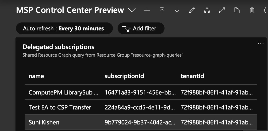 KristianNese's tweet image. #AzureLighthouse + #AzureResourceGraph; dashboard to show all the delegated subscriptions in the managing tenant portal view