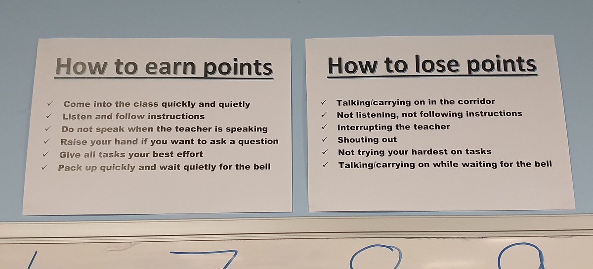 Mrs_Sloan15's tweet photo. Trying to promote a positive classroom environment with S1 with this new behaviour chart - if they get to 10 they will be rewarded with a treat! #PRPB #NQT https://t.co/V9I1sNduIF