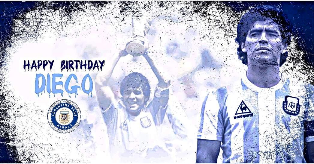 Happy birthday Diego Maradona   