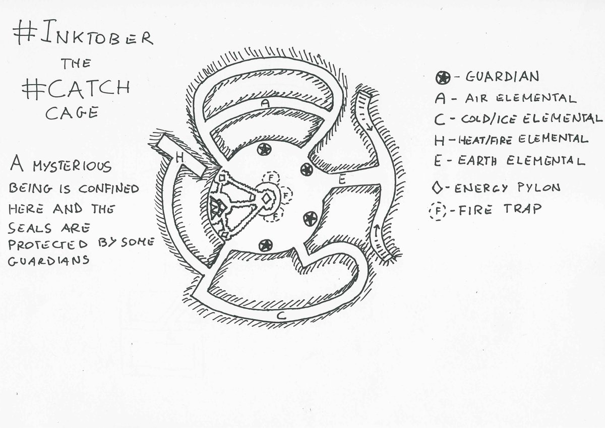 arcanmyth's tweet photo. The #catch cage for #Inktober2019 #Inktober #inktoberday29 #30ottobre #gdr #rpg #ttrpg #OSR #metaplex #arcanmyth #DnD #dnd5e #Dungeon #dungeoncrawler #dungeonworld #metaplex #giocodiruolo #tabletopgaming https://t.co/0MEG88R06h