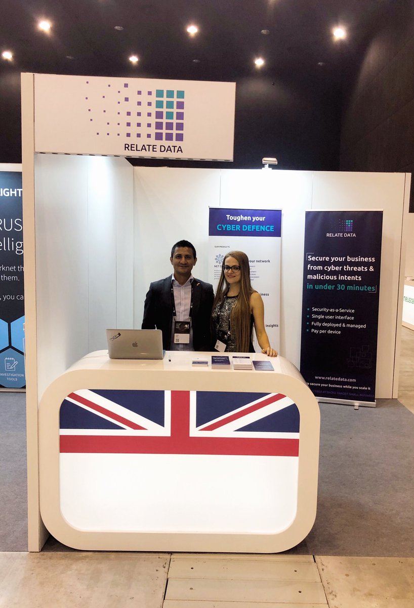 RelateData's tweet image. Join us today @CYBERSECEU at the UK pavilion by @tradegovuk and @ukinpoland to learn how we can secure your business from cyber threats with our “Security as a Service” offering.

#cyberseceu #tradegovuk #cybersecurity