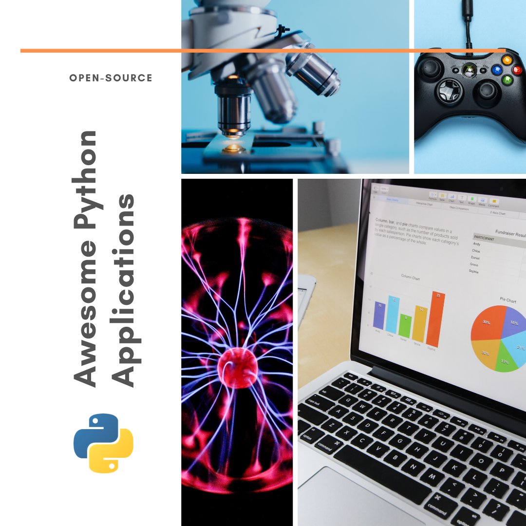crowdshakti's tweet image. Awesome Python Applications: Free software that works great, and also happens to be open-source Python
bit.ly/2CuQr6M
#Python #OpenSource #PythonApps #Education #Science