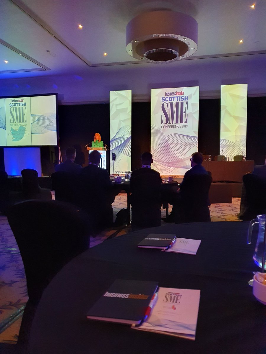 Kicking off the #smeconference is Jackie Bird. Looking forward to hear more from scottish #entrepreneurs on growth <a href="/Insidermag/">Scottish Business Insider</a> @VentureFestScot
