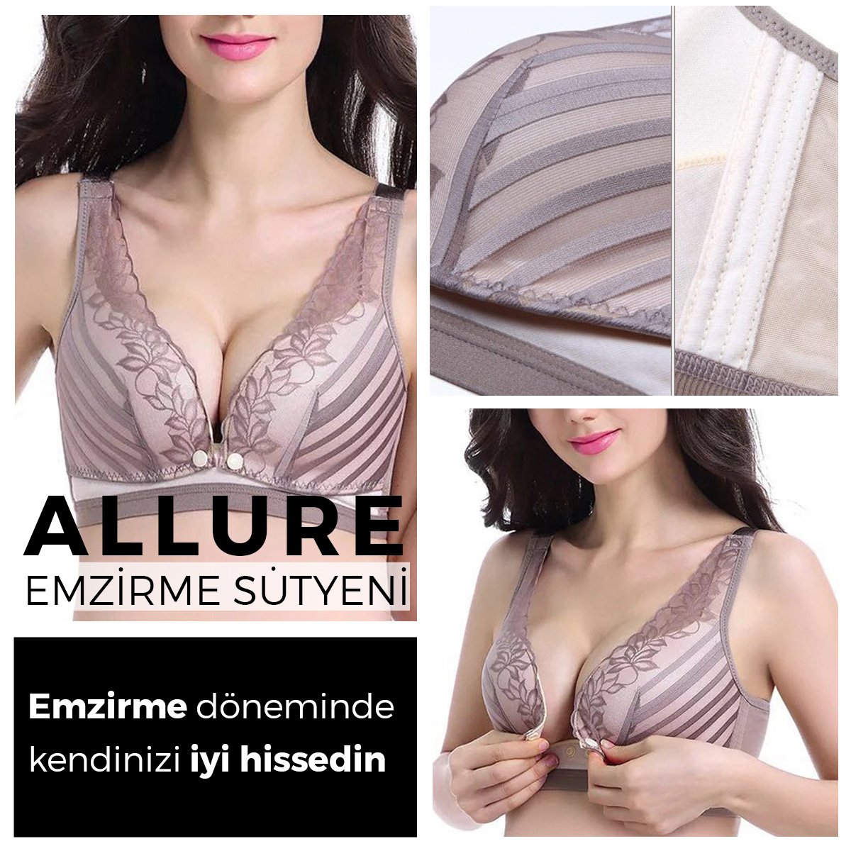 💖 Po'Fabric Allure Emzirme Sütyeni ile emzirme döneminiz çok rahat ve güzel geçecek. ⁠
⁠
Rahatlık ve Estetik bir arada. Sağlıklı ve yumuşak dokuda. ⁠
⁠
Poadas | Mutlu Eden Ürünler⁠
⁠
#emzirme #emzirmesutyeni #lohusa #anneoldum⁠
⁠