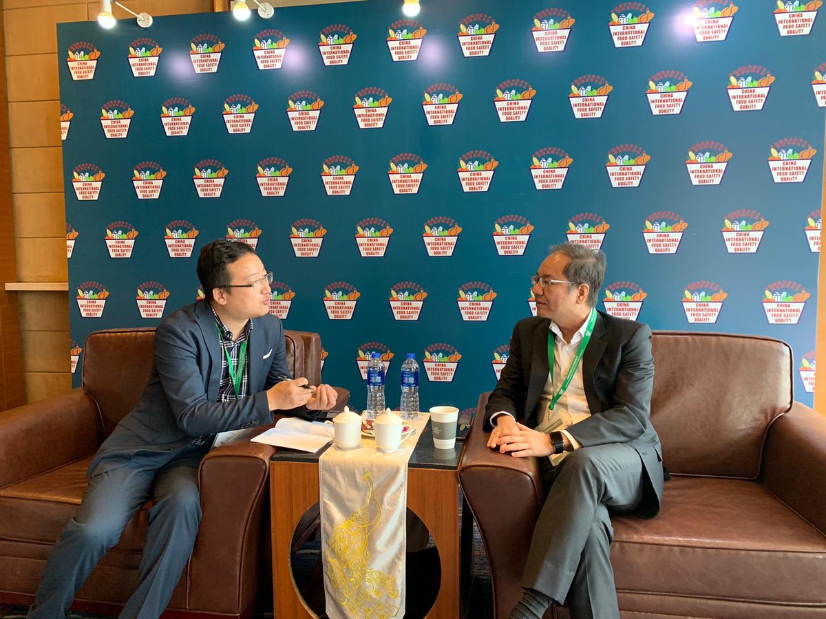 PolyURIO's tweet photo. We are ready at the China International #FoodSafety &amp; Quality Conference #CIFSQ (booth#A19) to meet with regulators, industry experts, scientists and academic friends for fruitful exchange and discuss how we can work together for #saferfood 

#FoodSafetyConsortium 
@HongKongPolyU https://t.co/ZQRLP9MnvY