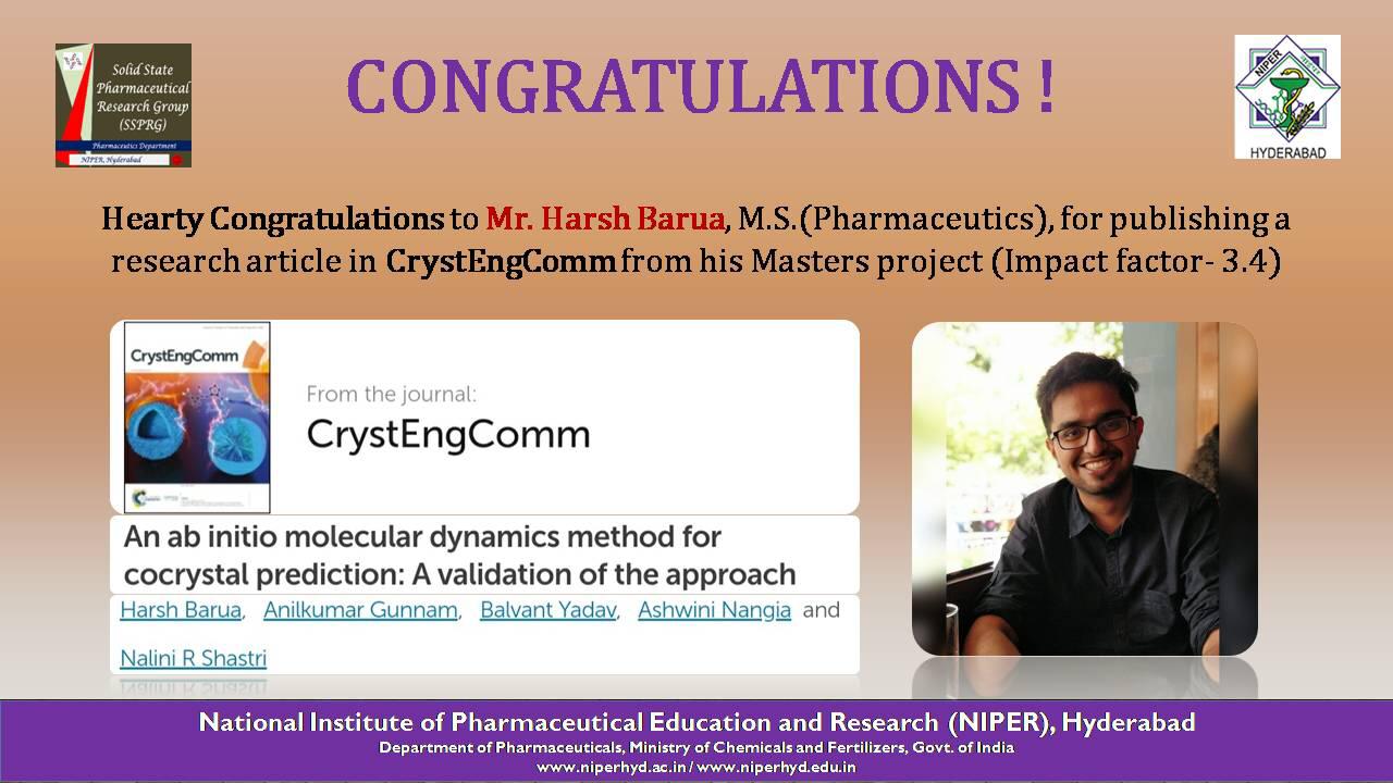 NIPER Hyderabad on Twitter: