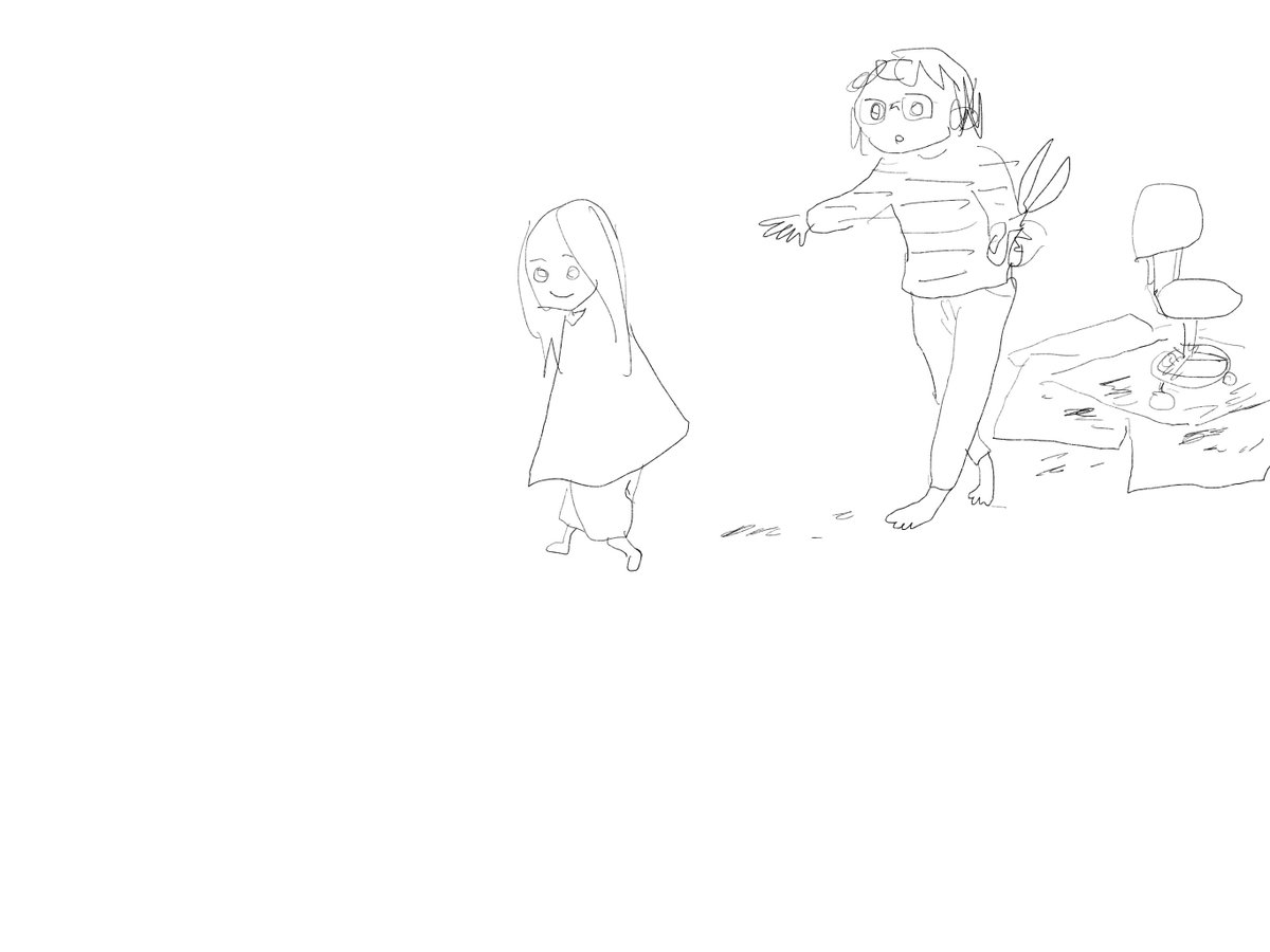 なんとなく楽描き群。ハロウィン絵もちょっと描きました。 