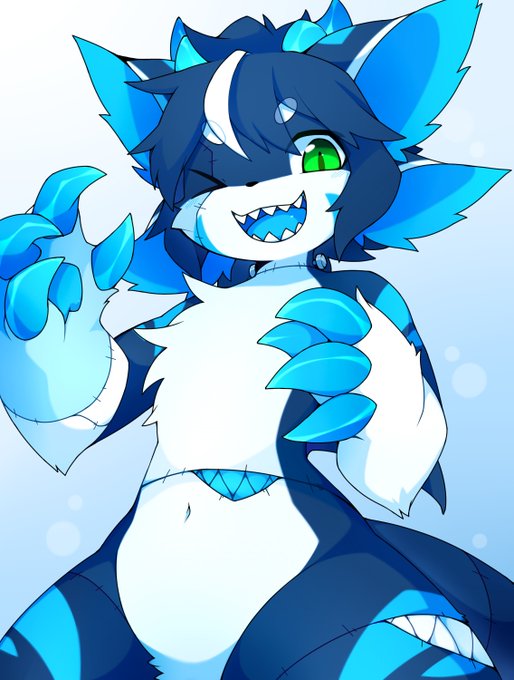 spooky shark monster 