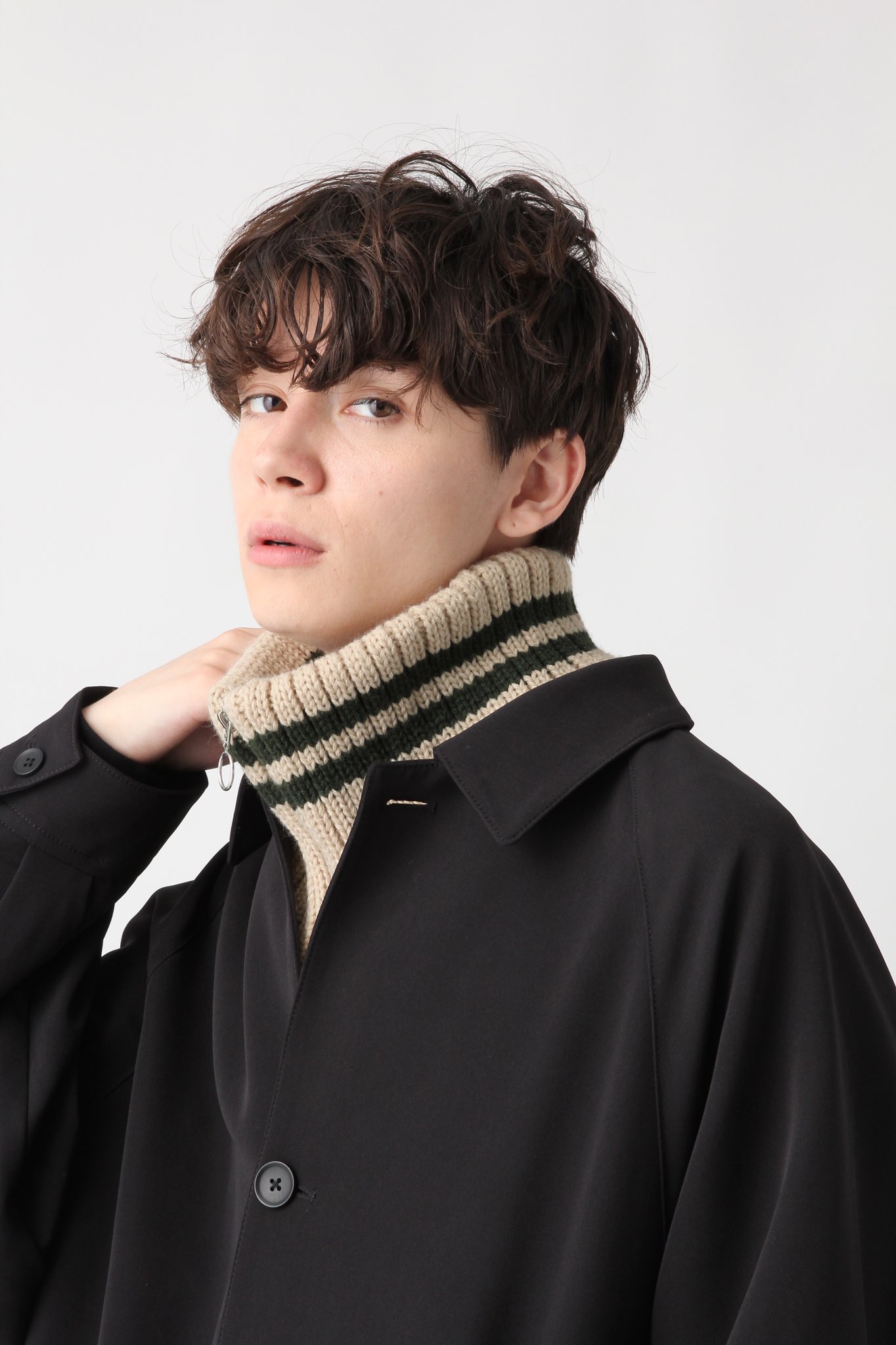 Hare Al Twitter New Item ジップハイネックウォーマー Color ベージュ ネイビー ブラック Size Free Price 3 850 アクセサリー感覚で使えるネックウォーマー リングzipやチルデンラインがアクセントになったアイテム T Co C47l1awcax