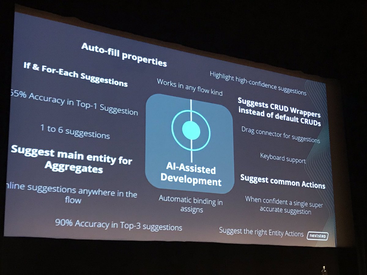 pargaiz's tweet photo. #InteligenciaArtificial aplicada para acelerar el desarrollo de aplicaciones #lowcode #Outsystems a través de ‘deep code analysis’ para generar patrones de codificación. Claro impulso a la productividad para desarrollar soluciones de negocio. #BABELgrupo https://t.co/hDwzwkUk6a