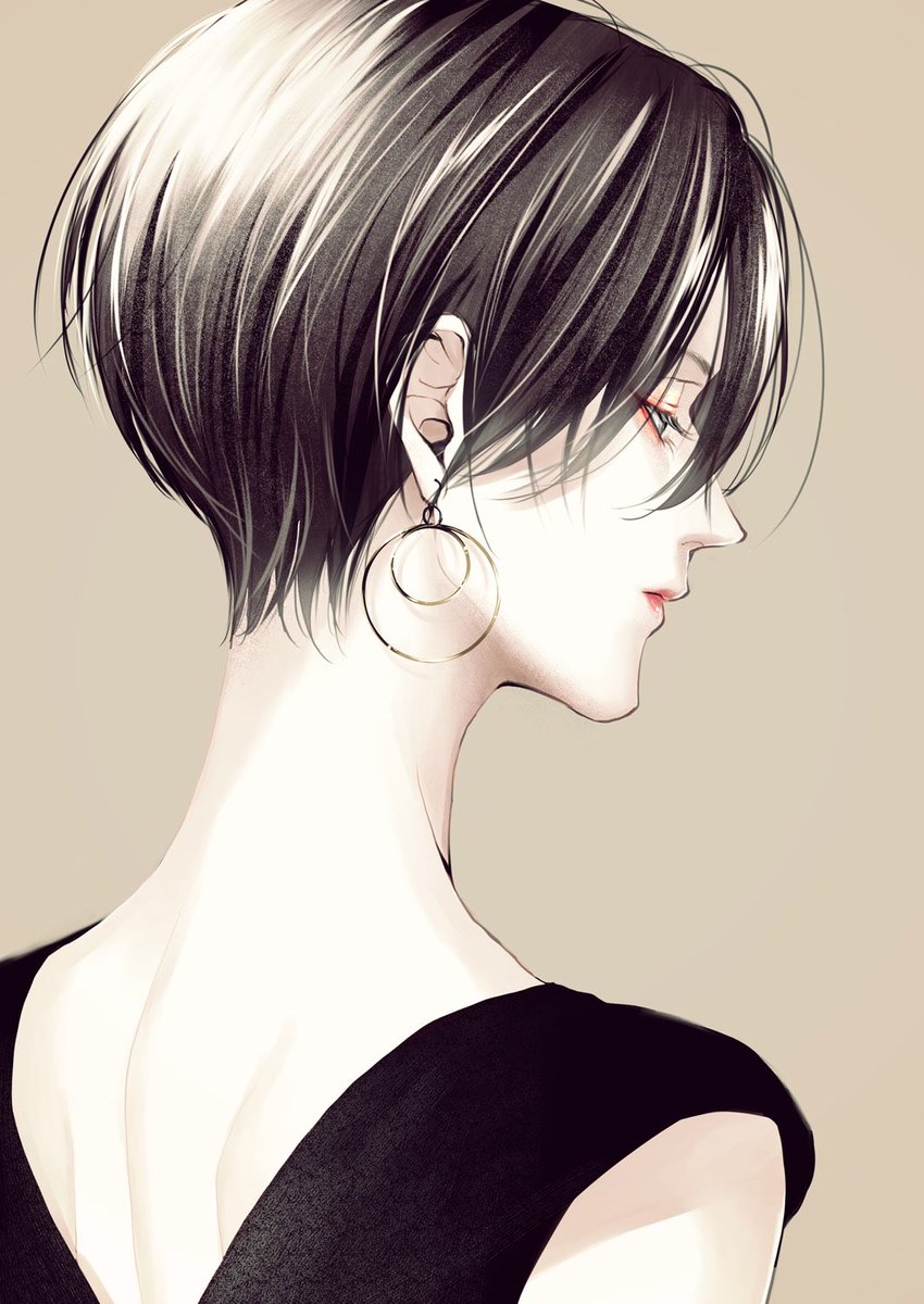 前描いたショートカットなハンサム女子をカラーにしました ネップリに登録したので Yunoki メッセージカード マステ発売中のイラスト 前描いたショートカットなハンサム女子をカラーにしました ネップリに登録したので Yunoki メッセージカード マステ発売中のイラスト