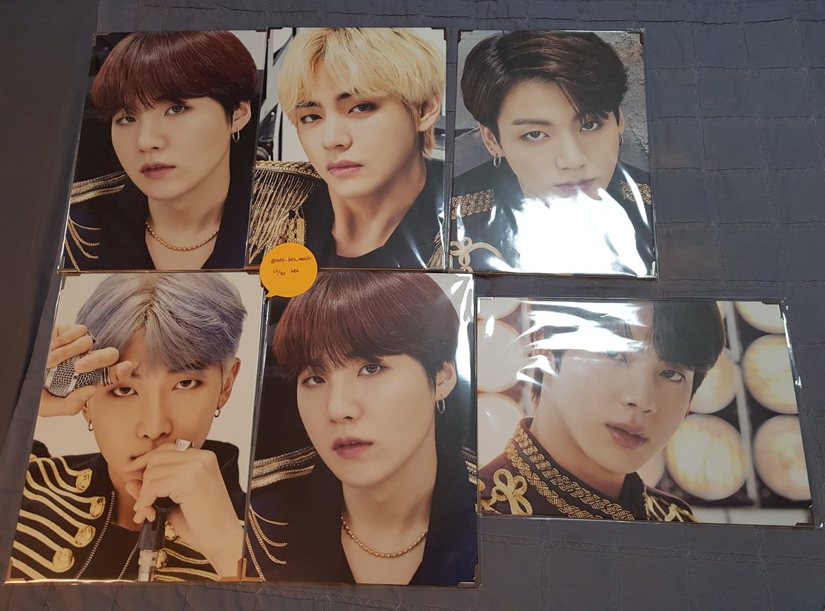 wts bts speak yourself SYS final merch memorial label tag 23$ (set)(each ph...
