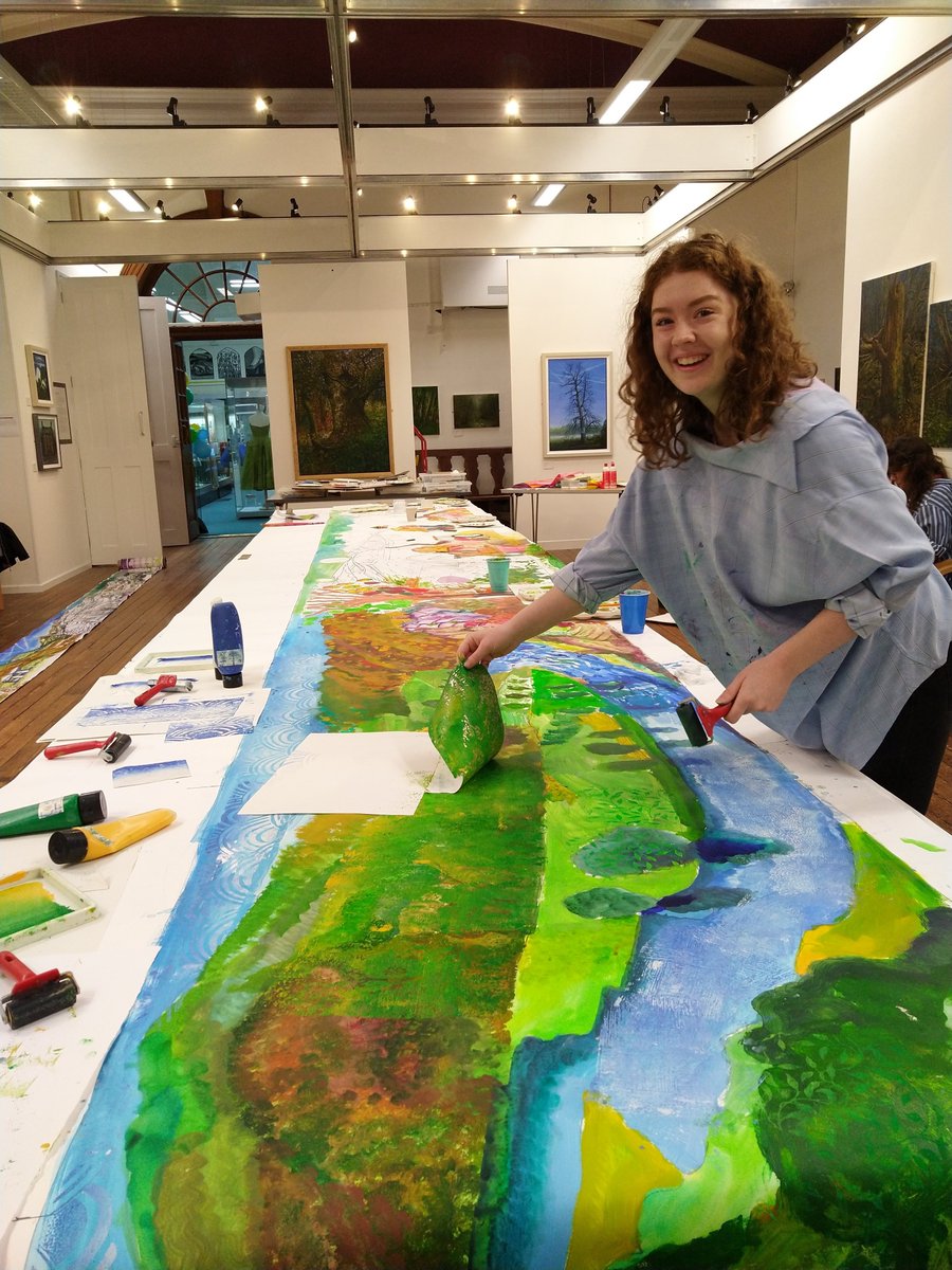 The artwork is coming on a treat over at @HerefordMuseums for #TheBigDraw! Don't miss the late-night unveiling of the artwork tomorrow!

Thanks to <a href="/WareGeena/">Geena Ware</a> from <a href="/nmite_ac/">New Model Institute for Technology and Engineering</a> for the photos 📷

Visit herefordcitylife.co.uk to find out more!