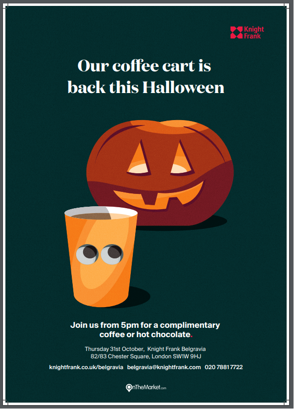 Come and join us for Halloween celebrations at our #KnightFrank Chester Square office tomorrow. Click on the image below for full details. Be prepared to be scared! #halloween2019 #Belgravia