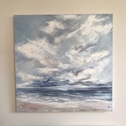 Completed commission oil on canvas 1x1m #contemporaryart