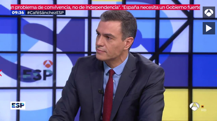 تويتر \ Newtral على تويتر: "Estas declaraciones las ha repetido Pedro  Sánchez esta mañana en el programa 'Espejo Público', de Antena 3. Puedes  ver la entrevista aquí: https://t.co/1XLJu6q0xq https://t.co/NQ6ExJ8J2K"