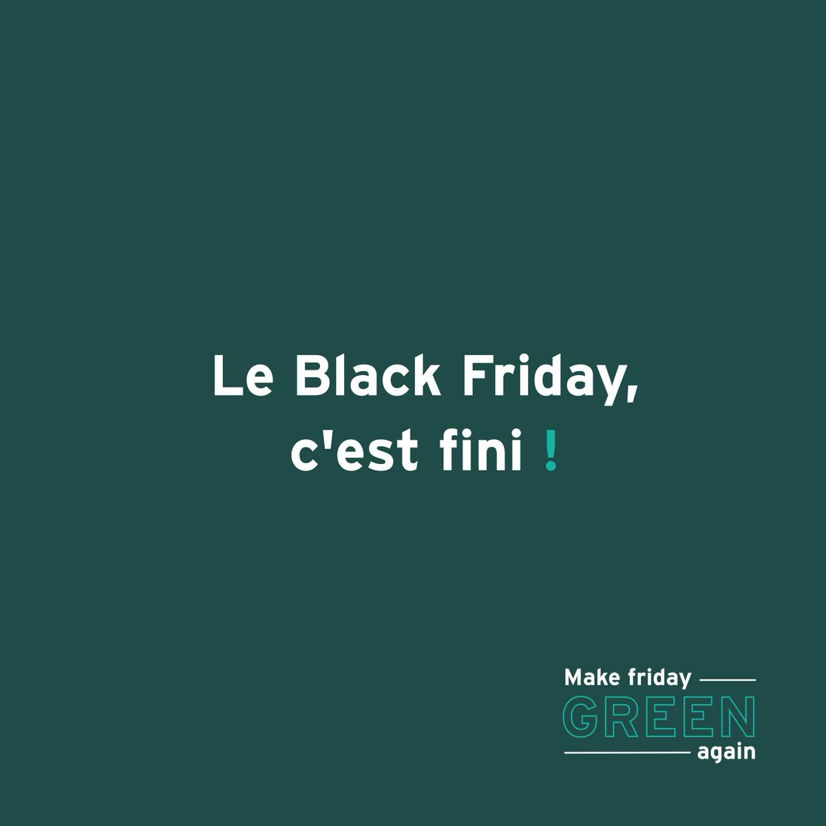 FAGUO_FR's tweet photo. REJOIGNEZ LE COLLECTIF  ! #Makefridaygreenagain, collectif de près de 80 marques françaises que nous avons réuni et qui n'y participeront pas. L'objectif : restaurer autant que possible une consommation raisonnée et responsable. https://t.co/K1mEn36Yc7 https://t.co/jVI4qChCdy