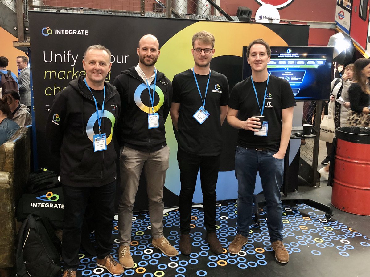 The <a href="/integrate/">Integrate</a> team are here today at the #MarTechFest in London. (Note the branded floor!) I’ll be on stage at midday discussing the power of Marketing &amp; Sales unity, and why Marketing Orchestration at the top of the funnel has never been more important