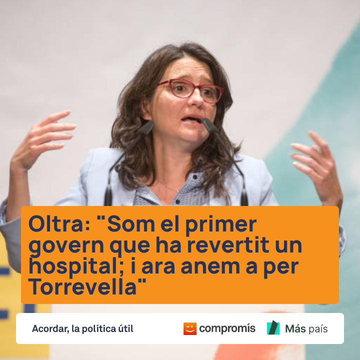 compromis's tweet photo. 📣Avís a tots els navegants que volen fer negoci amb la nostra salut🏥🤑

🤔Recordeu #Alzira?

😎Doncs ara anem a per #Torrevieja 

🗞➡️https://t.co/GtujxC5cz7

Perquè #LaNostraSalutNoÉsElVostreNegoci👩‍⚕️👨‍⚕️ 
#PolíticaÚtil🤝 
#10N🗳 
#GovernsAmbCompromís🍊🏛 https://t.co/5aj17vqgMM