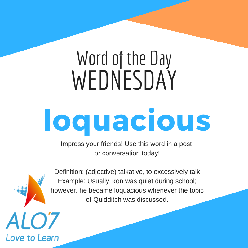Alo7English's tweet photo. Happy Word of the Day Wednesday! Are you familiar with this word? Try it out when conversing with your friends!
#WordofthedayWednesday #words #English #teachESL #teacher #educator #wordfun #wordsmith #ALO7 https://t.co/xVphIvu5lE