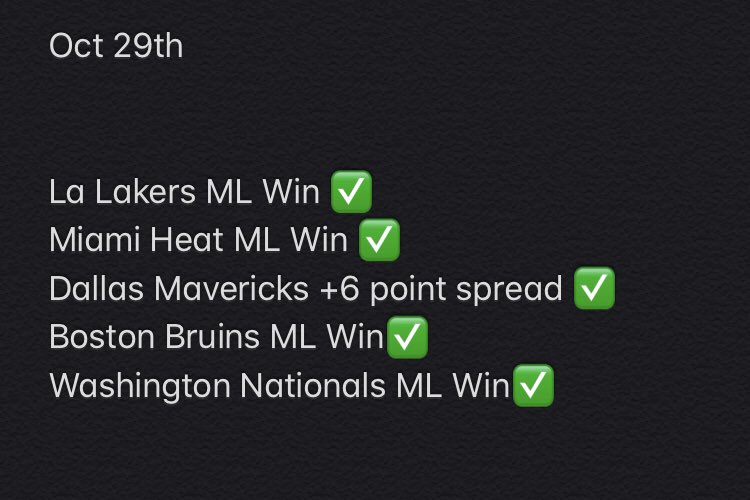 PicksFilthy's tweet image. Want our picks for tonight and go 100%? DM us for them!! 5/5 the whole week!