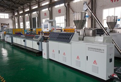 tongsanmachine's tweet image. WPC door frame making machine
1,material: PVC+wood
2,extruder: high output conical double screw
3,calibrator:high speed cooling #wpcDoorMachine #wpcDoorFrameMachine #wpcProfileMakingMachine #pvcProfileMachine #wpcExtrusionMachine