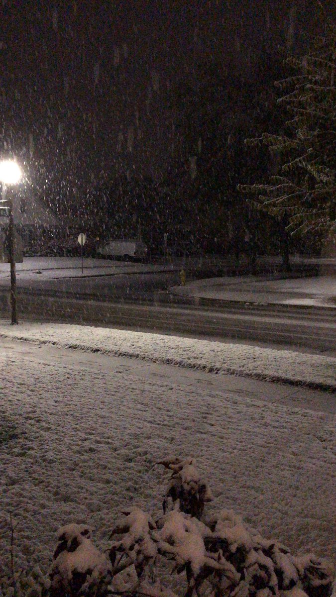 Snow on October 30th. Yikes!