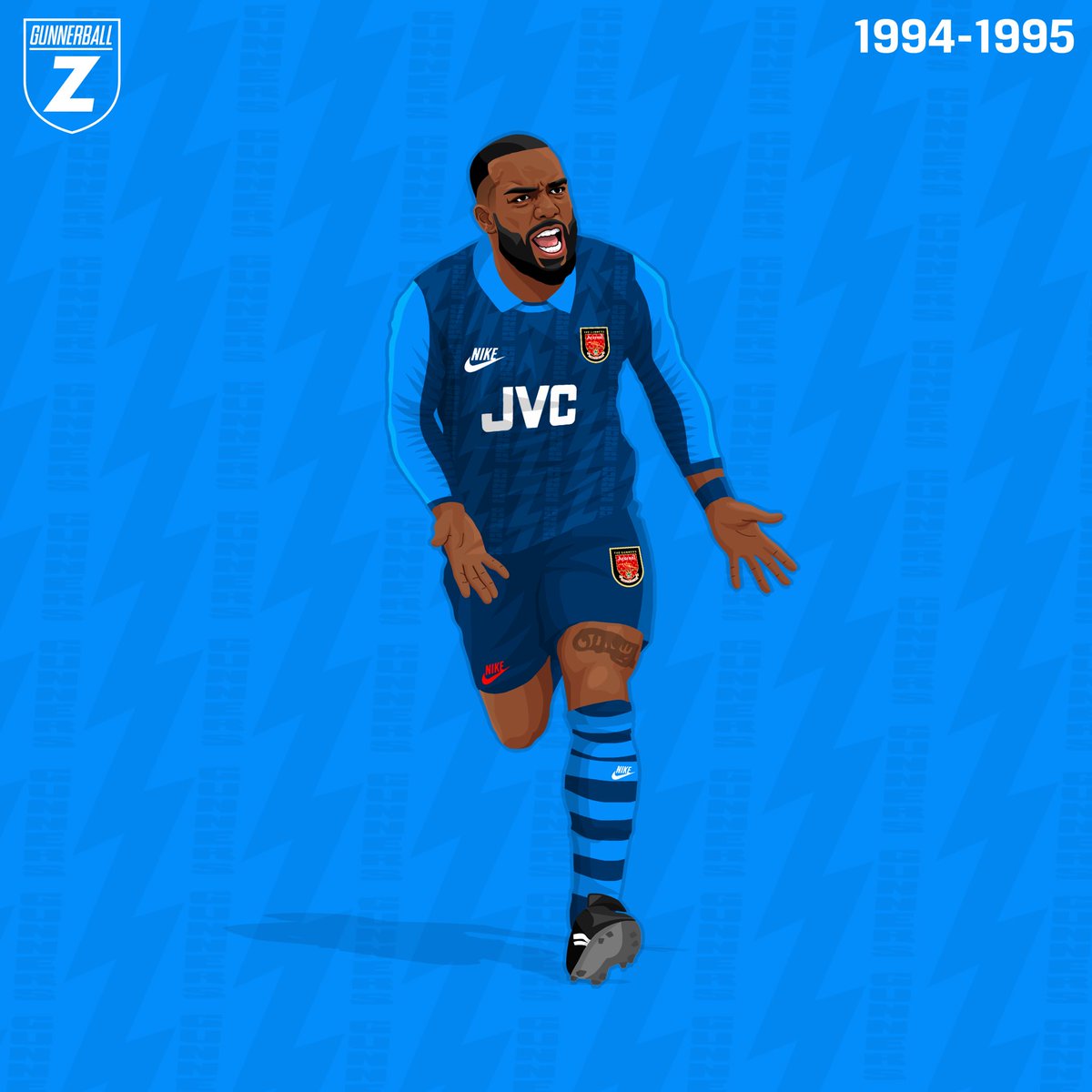 arsenal 1994 away kit