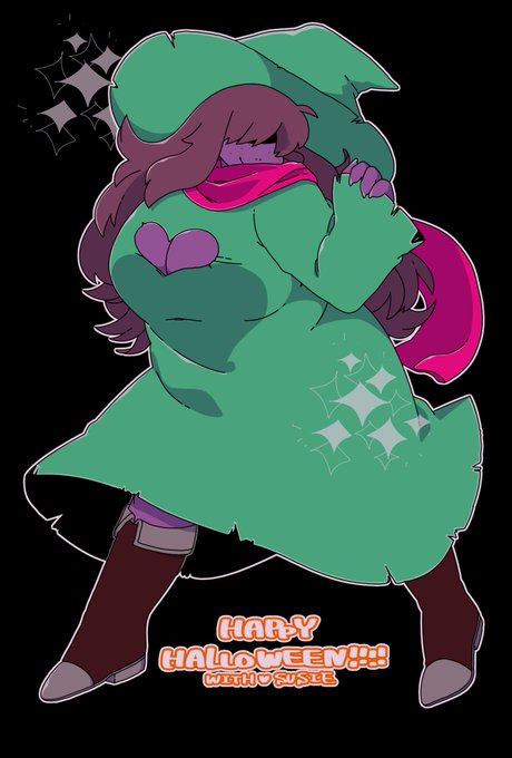 ラルセイくん×スージィちゃん!

#DELTARUNE 
#HappyHalloweenWithSusie 