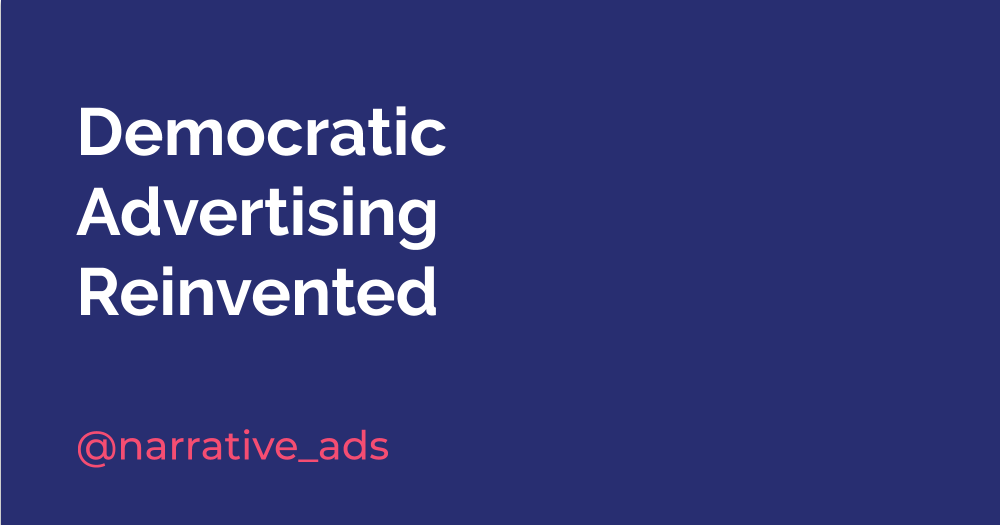 Narrative Ads (@narrative_ads) / Posts / X