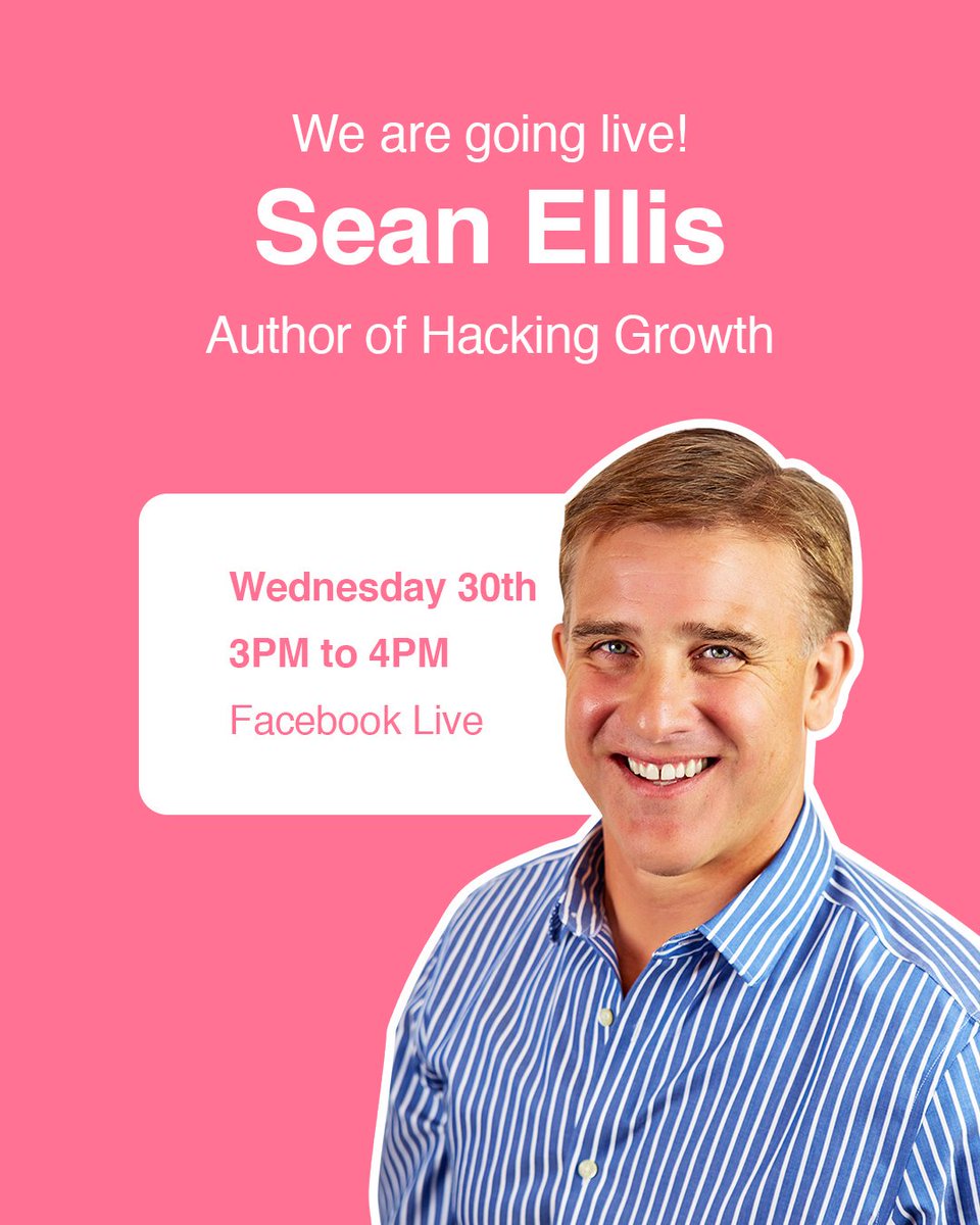 Save the date! Our CEO @gerardcomptedur will be interviewing the amazing @SeanEllis in a Facebook Live. Will you miss this? #findthatlead #ftltips #FBLive #FacebookLive