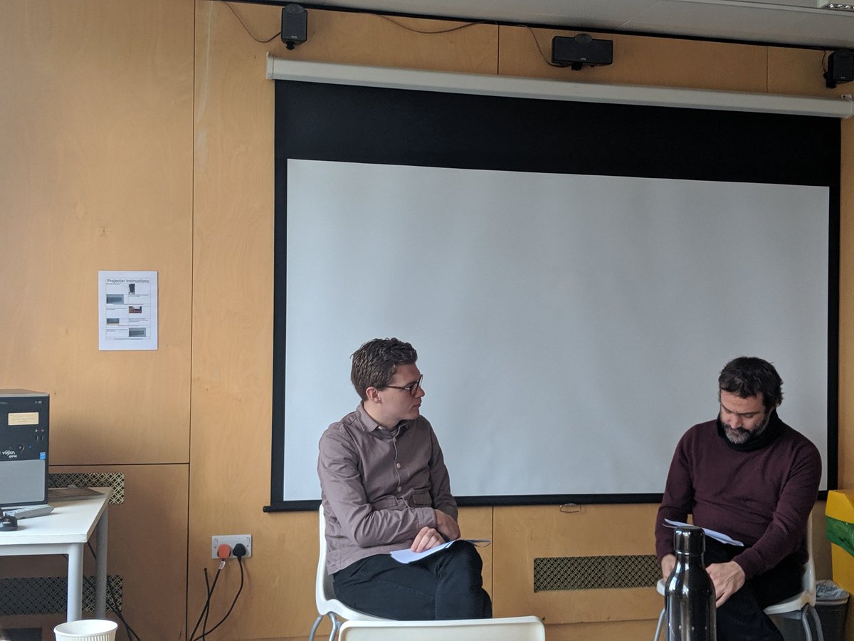 Radar (@radarlboro) on Twitter photo <a href="/nesb_ian/">Ian Nesbitt</a> in discussion with David about his work's focus on the ecologies and geographies of care and how more-than human relationships can help inform our own <a href="/nesb_ian/">Ian Nesbitt</a> in discussion with David about his work's focus on the ecologies and geographies of care and how more-than human relationships can help inform our own