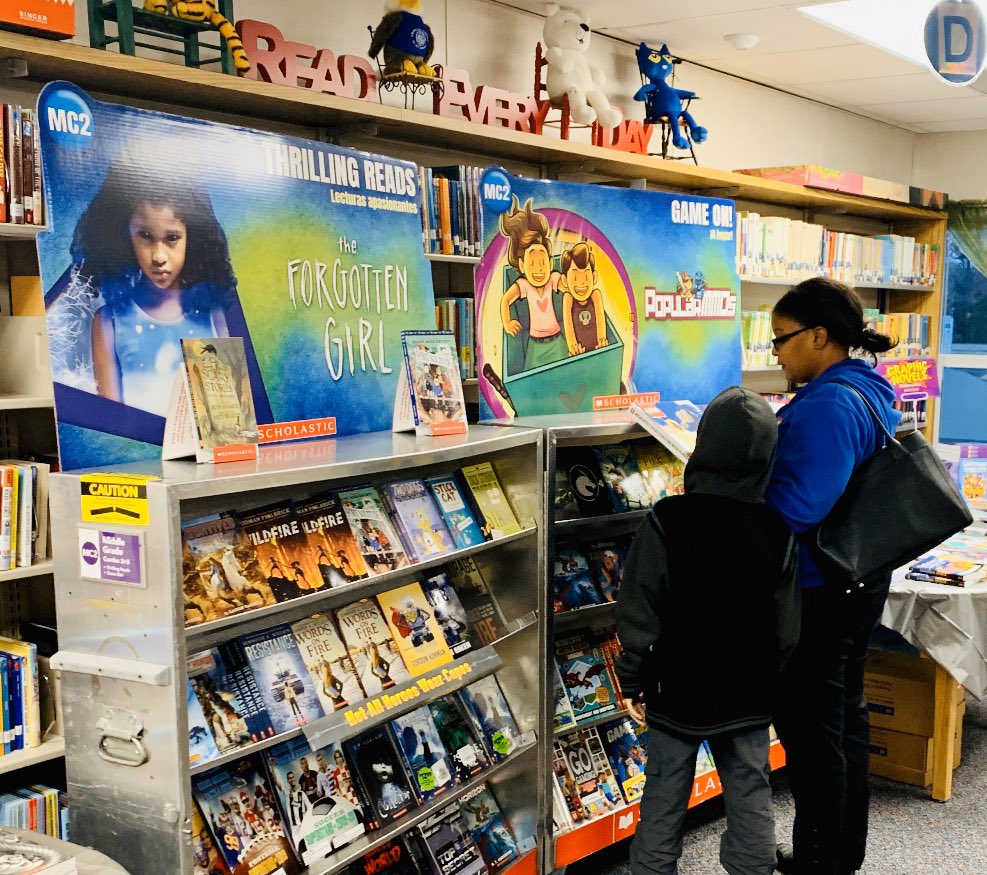 Thank you to all the families that came out last night to support Family Night at the Book Fair. It’s not too late to visit the Book Fair. We are open through Friday. #ScholasticBooks