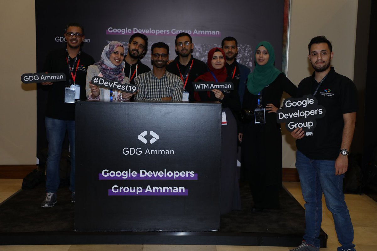 GDG_Amman's tweet photo. Life is made by some beautiful little moments like this 😍🥳
#DevFest19 #DevFestAmman #TheFutureIsNow #AAIS #AAIS19 #GDG #GDGMENA #WTM #WTMMENA https://t.co/co3GRUyW8S