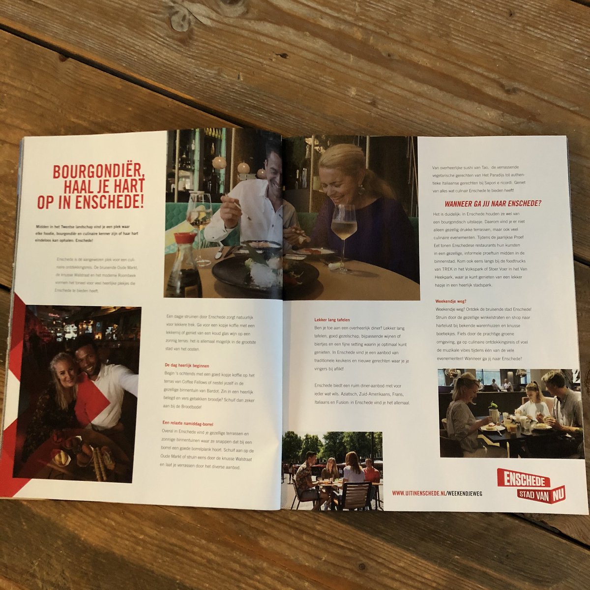 BjornDevoer's tweet photo. Ook lezers van Foodies magazine kunnen niet om Enschede heen! Mooie publicatie in de editie van november!👨‍🍳💪 #enschede https://t.co/culm3Indrt