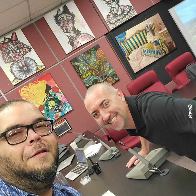 mrnavas's tweet photo. Hanging out w @rkiker and getting #googlefied w #kikerlearning ...i know @laurafleming3025 is #jelly https://t.co/ahskNehftC https://t.co/qG8OB76t5r