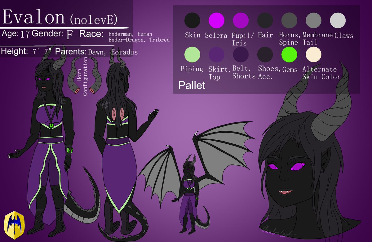 Wings_Of_Avalon's tweet photo. @lizkreates @TheCYDOE My two personas Avalon and Evalon I guess are like angels and demons. Evalon is really an enderman-human-dragon thingy but could pass as a demon. #avalonbrine #avalonskysword #evalon https://t.co/lWM1SDYx6H