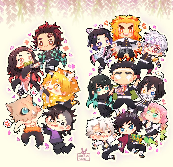 「kny kids and pillars!!??? if all goes we」JY!!🌈ARTCADE booth 63のイラスト