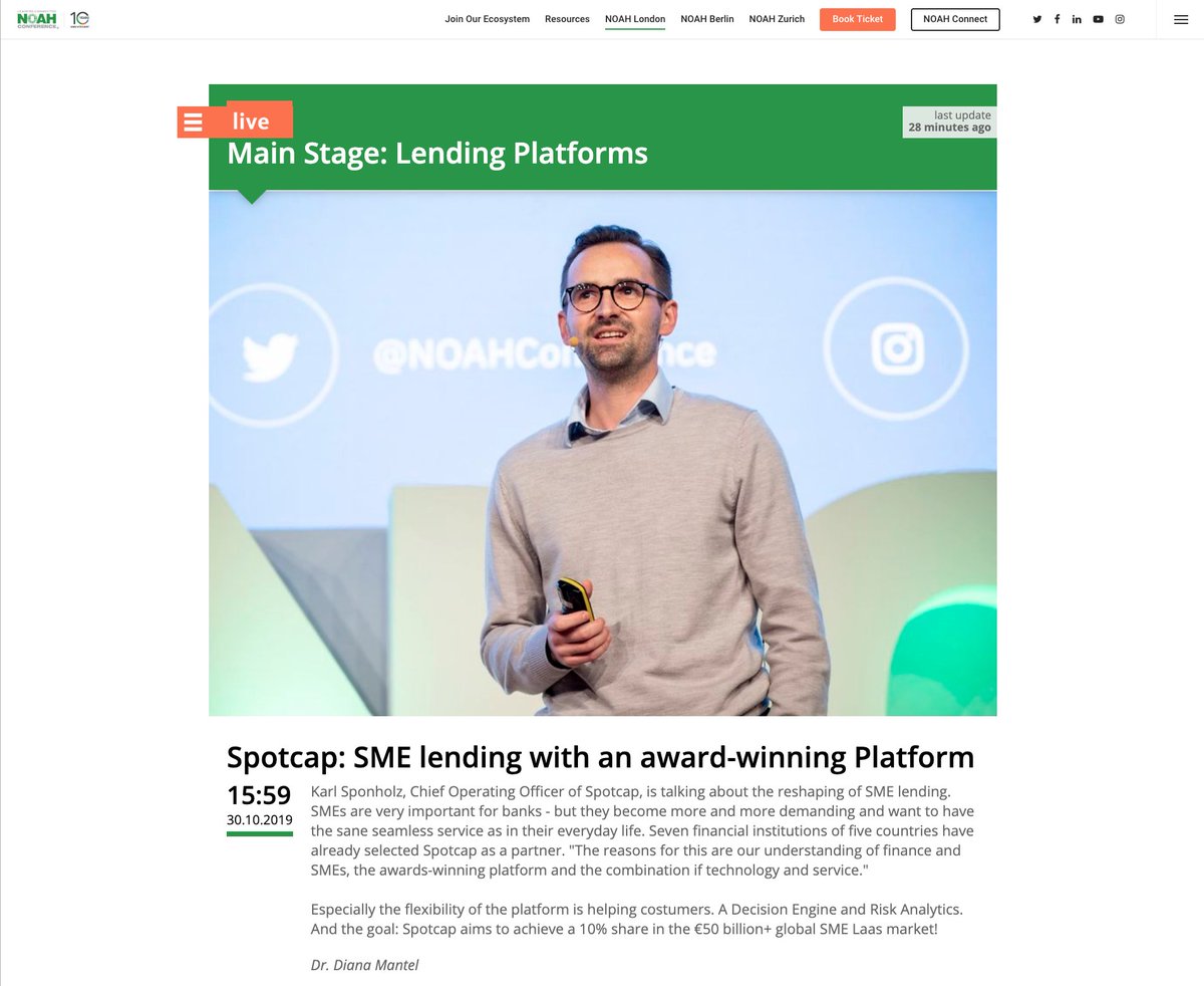 It was a pleasure to speak at #NOAHLondon19. Check out their live blog updates for snapshots of the talks. bit.ly/3311iQK